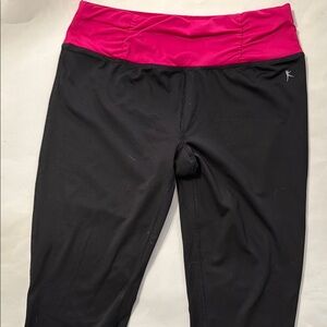 Black and Pink Athletic Leggings